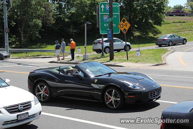 Ferrari California spotted in Greenwich, Connecticut