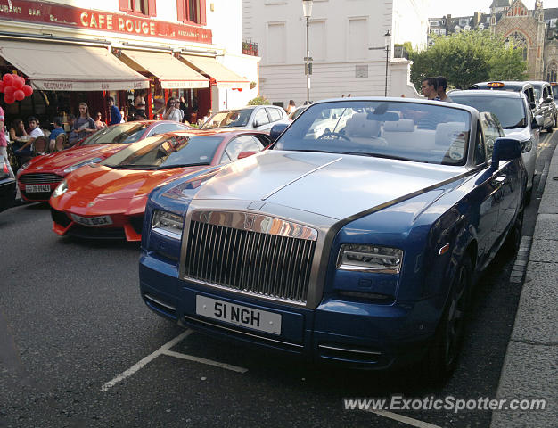 Lamborghini Aventador spotted in London, United Kingdom