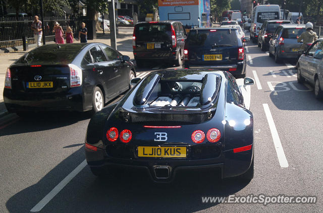 Bugatti Veyron spotted in London, United Kingdom