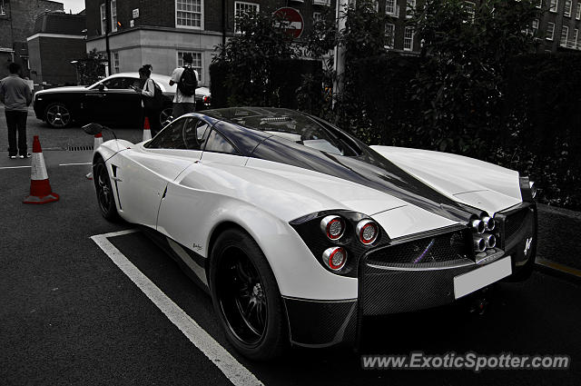 Pagani Huayra spotted in London, United Kingdom