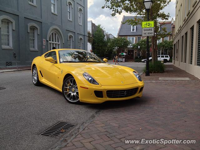 Ferrari 599GTB spotted in Charleston, South Carolina