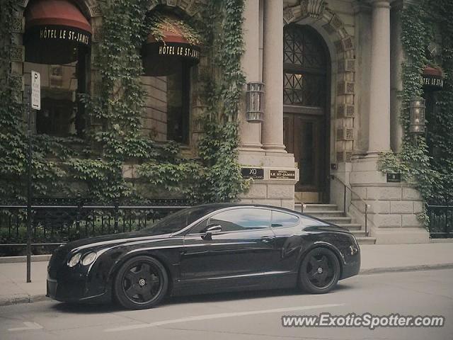 Bentley Continental spotted in Montreal, Canada