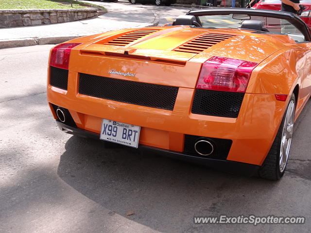 Lamborghini Gallardo spotted in Old Québec City, Canada