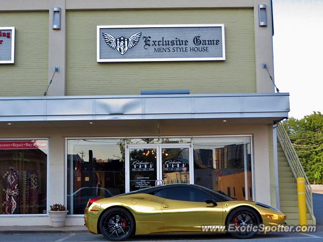 Ferrari 458 Italia spotted in Atlanta, Georgia