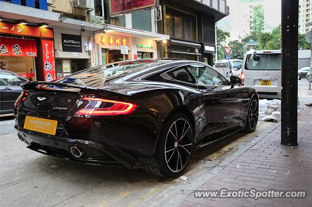 Aston Martin Vanquish spotted in Hong Kong, China