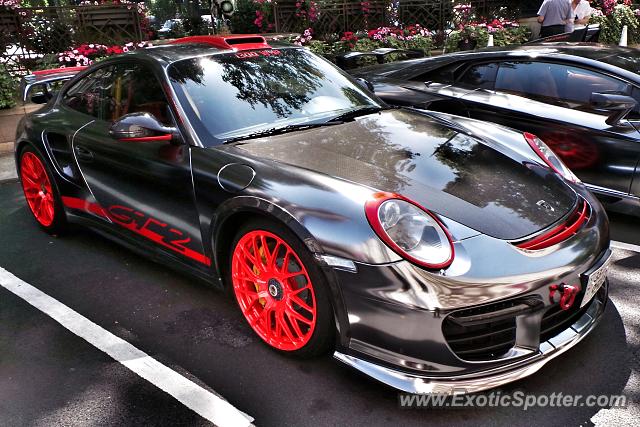 Porsche 911 GT2 spotted in London, United Kingdom