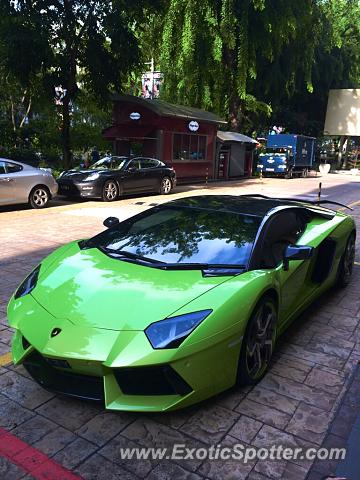 Lamborghini Aventador spotted in Singapore, Singapore