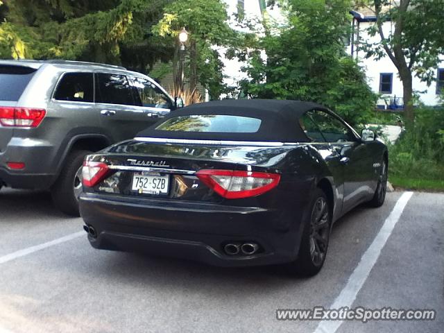 Maserati GranCabrio spotted in Egg Harbor, Wisconsin