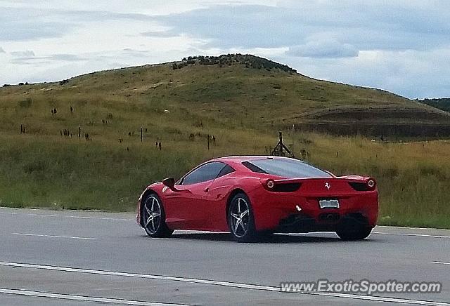 Ferrari 458 Italia spotted in Lone Tree, Colorado
