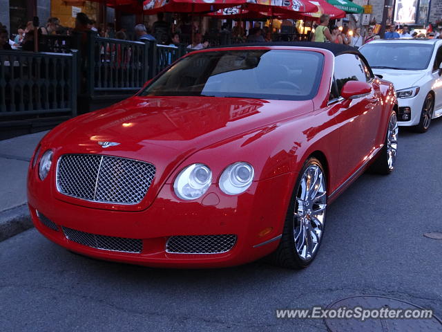 Bentley Continental spotted in Old Quebec, Canada