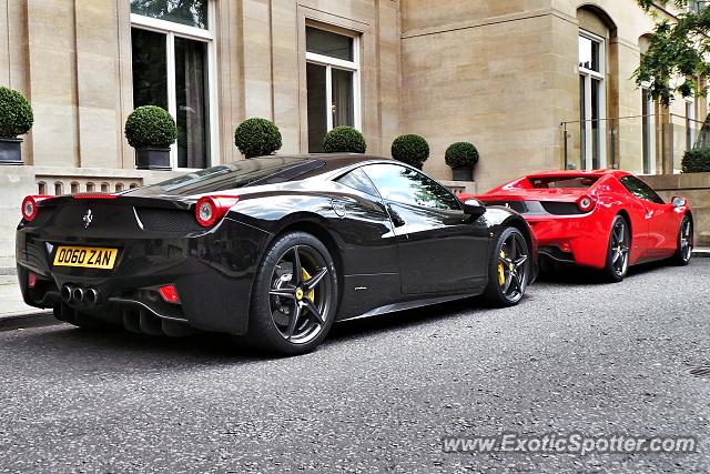 Ferrari 458 Italia spotted in London, United Kingdom