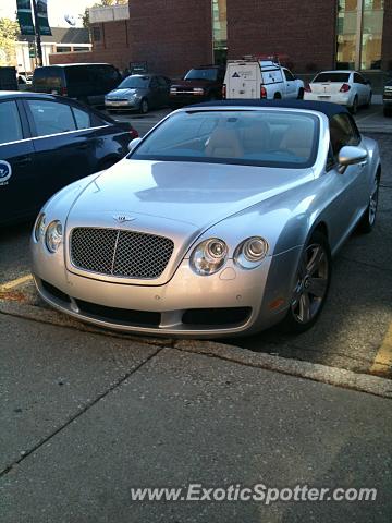 Bentley Continental spotted in Ypsilanti, Michigan