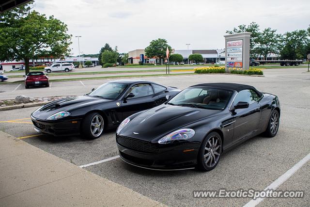 Aston Martin DB9 spotted in Lake Zurich, Illinois