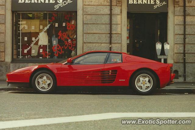 Ferrari Testarossa spotted in Zurich, Switzerland