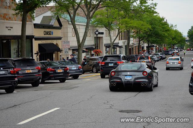 Ferrari F12 spotted in Greenwich, Connecticut