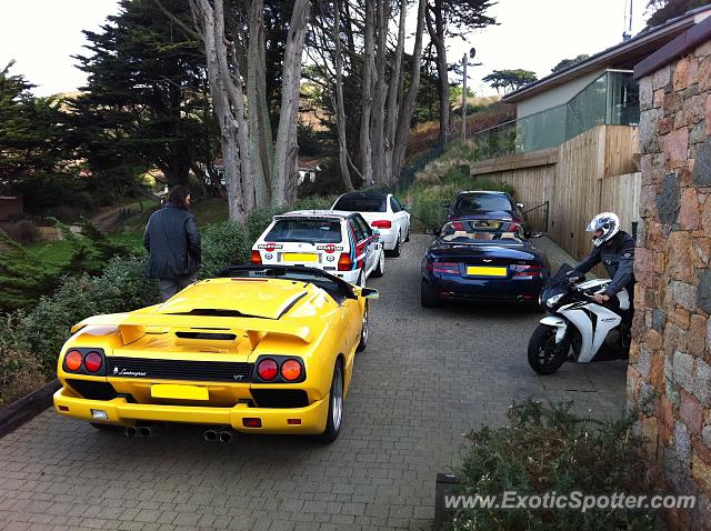 Lamborghini Diablo spotted in Jersey, United Kingdom