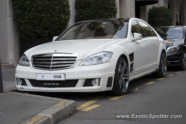 Mercedes S65 AMG spotted in Paris, France