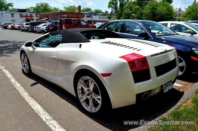 Lamborghini Gallardo spotted in West Hartford, Connecticut