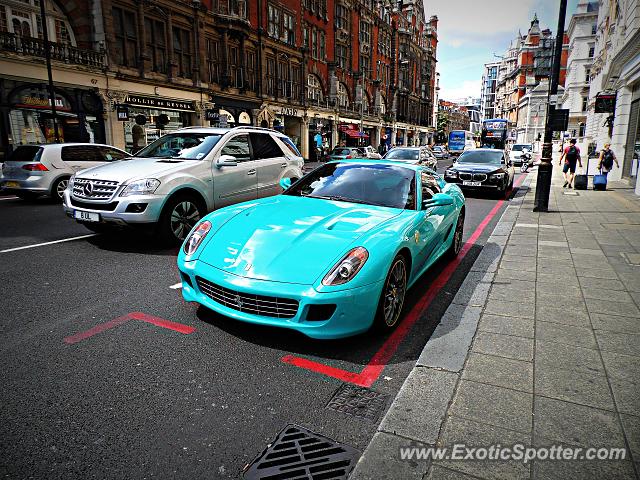 Ferrari 599GTB spotted in London, United Kingdom