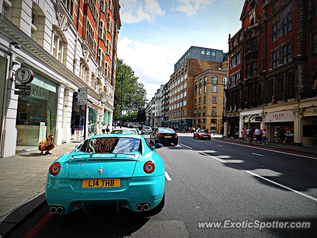 Ferrari 599GTB spotted in London, United Kingdom