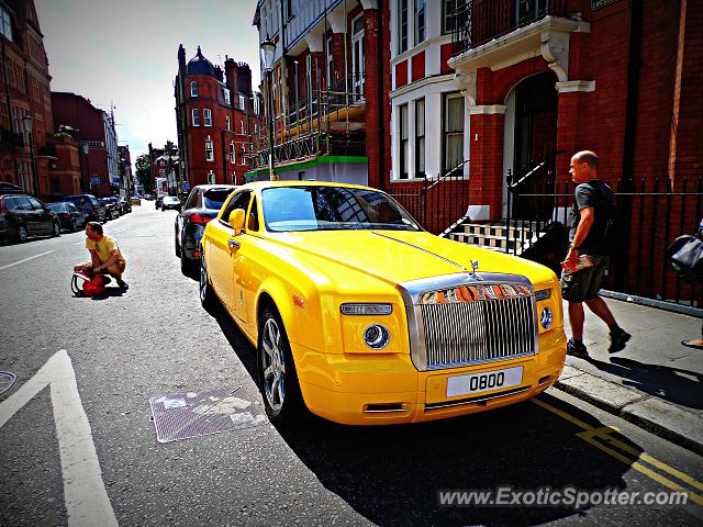 Rolls Royce Phantom spotted in London, United Kingdom