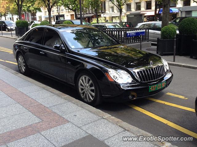 Mercedes Maybach spotted in Paris, France