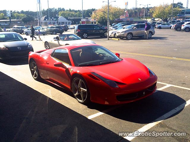 Ferrari 458 Italia spotted in Atlanta, Georgia