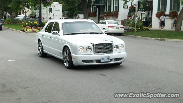Bentley Arnage spotted in NOTL,On, Canada