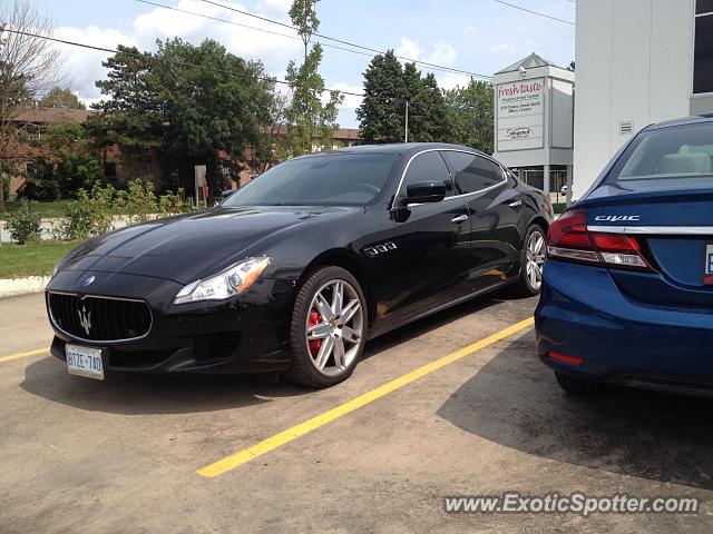 Maserati Quattroporte spotted in Milton, Canada