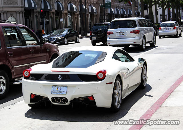 Ferrari 458 Italia spotted in Beverly Hills, California