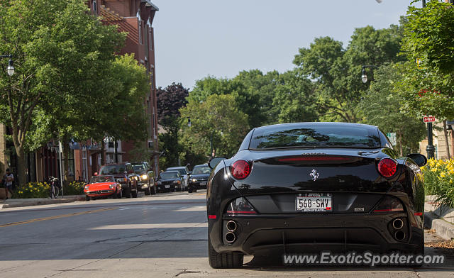 Ferrari California spotted in Shorewood, Wisconsin