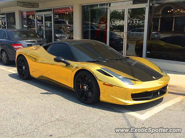 Ferrari 458 Italia spotted in Atlanta, Georgia