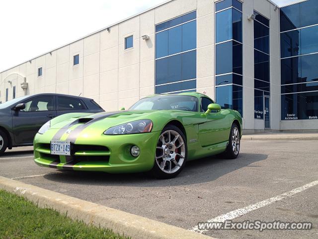 Dodge Viper spotted in Toronto, Canada