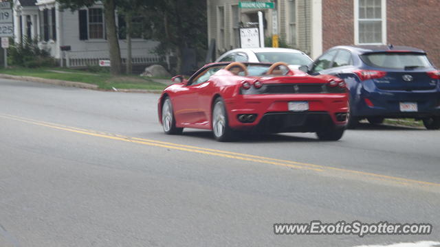 Ferrari F430 spotted in Groton, Massachusetts