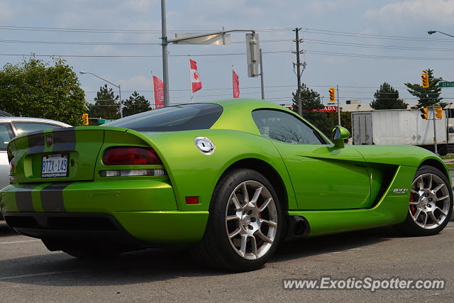 Dodge Viper spotted in Toronto, Canada