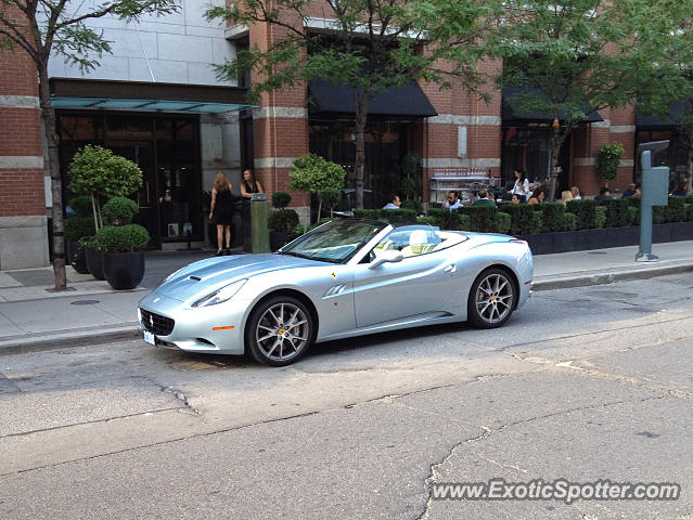 Ferrari California spotted in Toronto, Canada