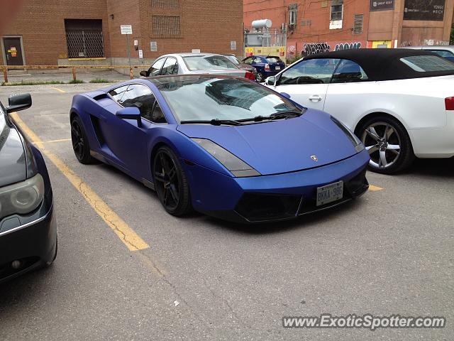 Lamborghini Gallardo spotted in Toronto, Canada