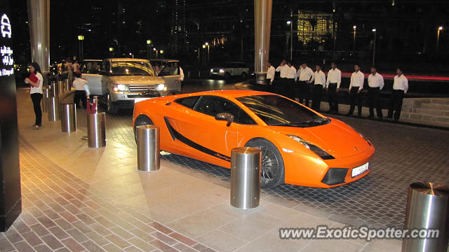 Lamborghini Gallardo spotted in Dubai, United Arab Emirates