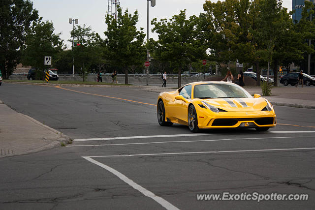 Ferrari 458 Italia spotted in Montreal, Canada