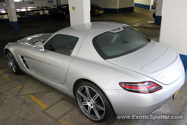 Mercedes SLS AMG spotted in London, United Kingdom