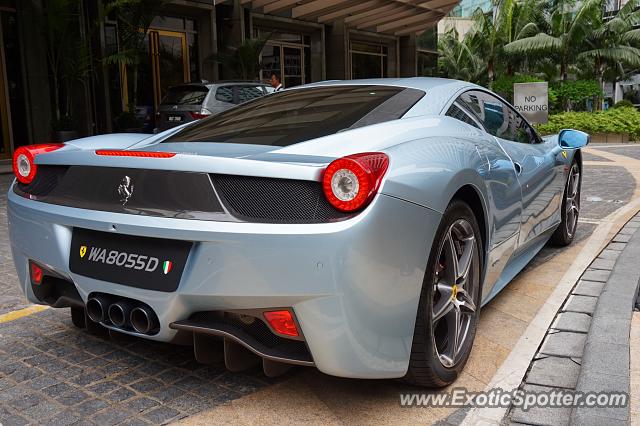 Ferrari 458 Italia spotted in Kuala Lumpur, Malaysia