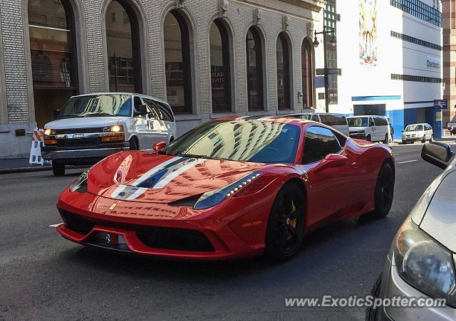 Ferrari 458 Italia spotted in San Francisco, California