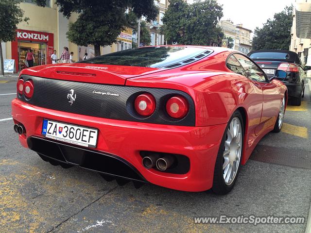 Ferrari 360 Modena spotted in Opatija, Croatia