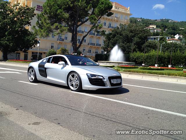 Audi R8 spotted in Opatija, Croatia