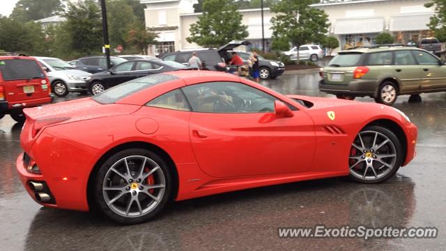 Ferrari California spotted in Wilmington, North Carolina