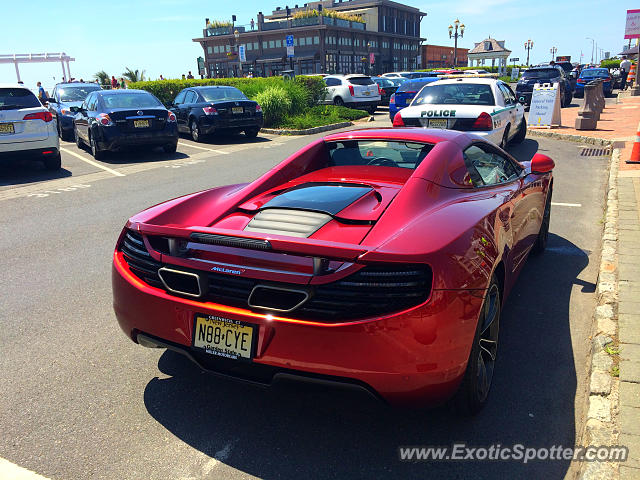 Mclaren MP4-12C spotted in Long Branch, New Jersey