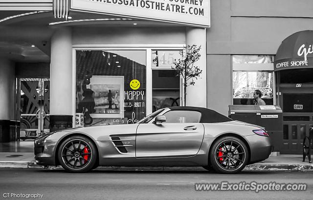 Mercedes SLS AMG spotted in Los Gatos, California