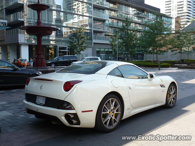 Ferrari California spotted in Toronto, Canada