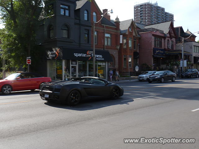 Lamborghini Gallardo spotted in Toronto, Canada