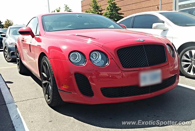 Bentley Continental spotted in Toronto, Canada